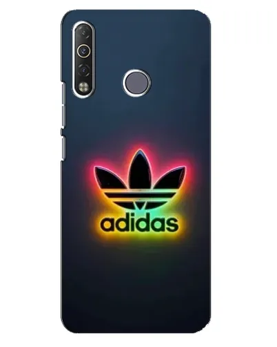 Чохол для TECNO Camon 12 Air CC6 з картинкою «Неоновий Adidas»