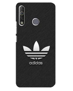Чохол для TECNO Camon 12 Air CC6 з картинкою «Adidas Карбонова текстура»