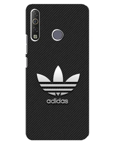 Чохол для TECNO Camon 12 Air CC6 з картинкою «Adidas Карбонова текстура»