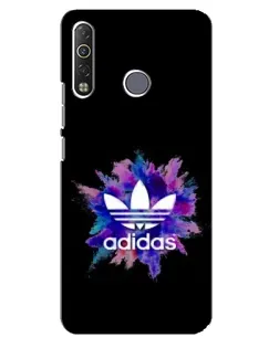 Чохол для TECNO Camon 12 Air CC6 з картинкою «Вибух фарб Adidas»