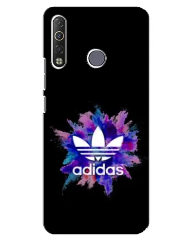 Чохол для TECNO Camon 12 Air CC6 з картинкою «Вибух фарб Adidas»