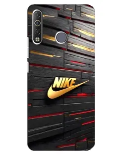 Чохол для TECNO Camon 12 Air CC6 з картинкою «Золотий Nike на металі» Чохол для TECNO Camon 12 Air CC6 з картинкою «Золотий Nike на металі»