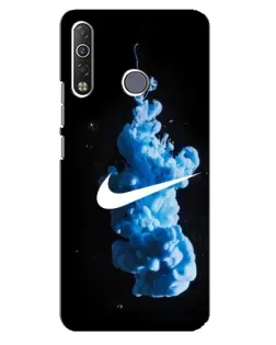 Чохол для TECNO Camon 12 Air CC6 з картинкою «Nike та синій дим» Чохол для TECNO Camon 12 Air CC6 з картинкою «Nike та синій дим»