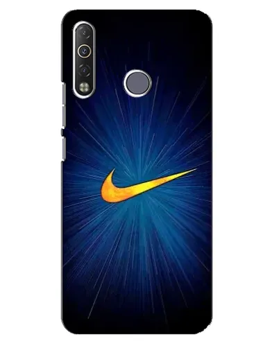 Чехол для TECNO Camon 12 Air CC6 с картинкой «Синий пульс Nike» Чехол для TECNO Camon 12 Air CC6 с картинкой «Синий пульс Nike»