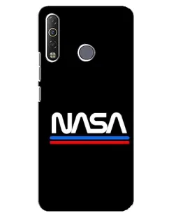 Чохол для TECNO Camon 12 Air CC6 з картинкою «NASA — класика Red Blue» Чохол для TECNO Camon 12 Air CC6 з картинкою «NASA — класика Red Blue»