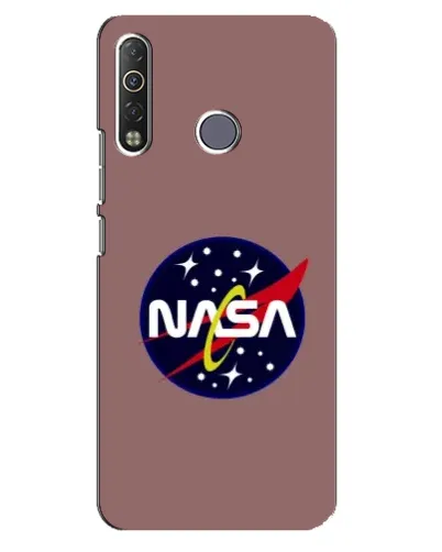 Чехол для TECNO Camon 12 Air CC6 с картинкой «NASA — ретро космос»