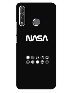 Чохол для TECNO Camon 12 Air CC6 з картинкою «NASA — технічний принт» Чохол для TECNO Camon 12 Air CC6 з картинкою «NASA — технічний принт»