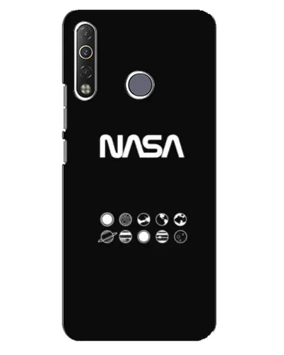 Чехол для TECNO Camon 12 Air CC6 с картинкой «NASA — технический принт»