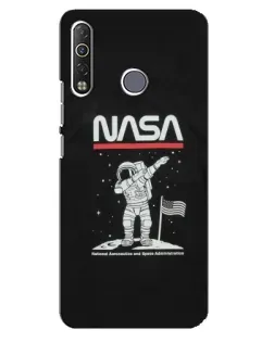 Чохол для TECNO Camon 12 Air CC6 з картинкою «NASA — крокуємо по Місяцю» Чохол для TECNO Camon 12 Air CC6 з картинкою «NASA — крокуємо по Місяцю»