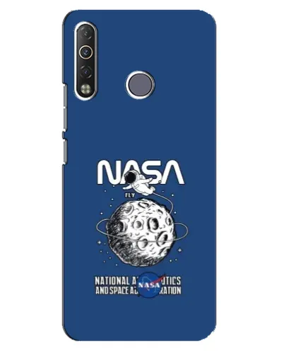 Чехол для TECNO Camon 12 Air CC6 с картинкой «NASA — лунная миссия»