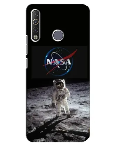 Чехол для TECNO Camon 12 Air CC6 с картинкой «Астронавт на Луне»