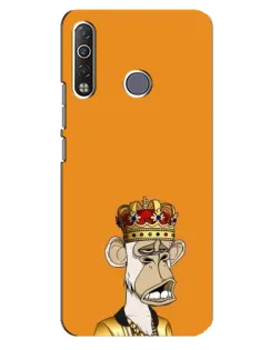 Чехол для TECNO Camon 12 Air CC6 с картинкой «Золотая обезьяна Bored Ape»