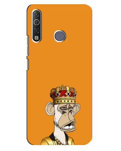 Чехол для TECNO Camon 12 Air CC6 с картинкой «Золотая обезьяна Bored Ape»