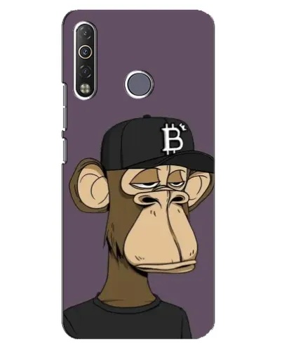 Чехол для TECNO Camon 12 Air CC6 с картинкой «Bored Ape в кепке»