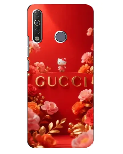 Чехол для TECNO Camon 12 Air CC6 с картинкой «Gucci — золотой сад»