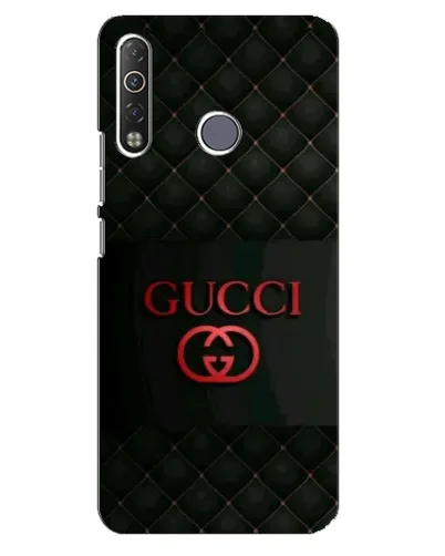 Чехол для TECNO Camon 12 Air CC6 с картинкой «Gucci — стеганый черный»