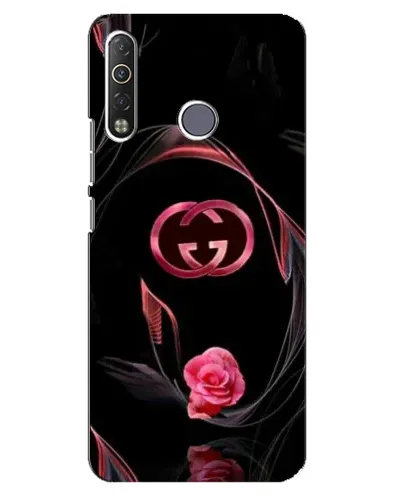 Чехол для TECNO Camon 12 Air CC6 с картинкой «Gucci — неоновая роза»