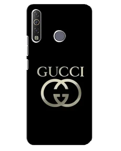 Чехол для TECNO Camon 12 Air CC6 с картинкой «Gucci — золото на черном» Чехол для TECNO Camon 12 Air CC6 с картинкой «Gucci — золото на черном»