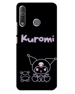 Чохол для TECNO Camon 12 Air CC6 з картинкою «Kuromi — чорний мінімалізм» Чохол для TECNO Camon 12 Air CC6 з картинкою «Kuromi — чорний мінімалізм»