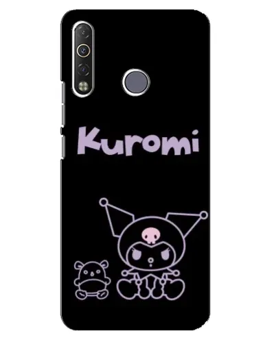 Чохол для TECNO Camon 12 Air CC6 з картинкою «Kuromi — чорний мінімалізм» Чохол для TECNO Camon 12 Air CC6 з картинкою «Kuromi — чорний мінімалізм»