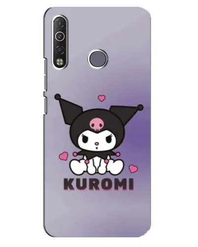 Чохол для TECNO Camon 12 Air CC6 з картинкою «Kuromi — фіолетовий арт» Чохол для TECNO Camon 12 Air CC6 з картинкою «Kuromi — фіолетовий арт»