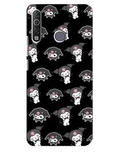 Чохол для TECNO Camon 12 Air CC6 з картинкою «Чорний паттерн Kuromi» Чохол для TECNO Camon 12 Air CC6 з картинкою «Чорний паттерн Kuromi»