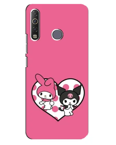 Чохол для TECNO Camon 12 Air CC6 з картинкою «Kuromi та My Melody» Чохол для TECNO Camon 12 Air CC6 з картинкою «Kuromi та My Melody»