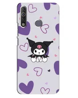 Чохол для TECNO Camon 12 Air CC6 з картинкою «Kuromi та лавандові серця» Чохол для TECNO Camon 12 Air CC6 з картинкою «Kuromi та лавандові серця»