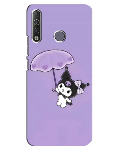 Чохол для TECNO Camon 12 Air CC6 з картинкою «Kuromi з парасолькою» Чохол для TECNO Camon 12 Air CC6 з картинкою «Kuromi з парасолькою»