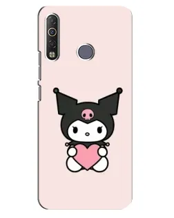 Чохол для TECNO Camon 12 Air CC6 з картинкою «Kuromi та серце» Чохол для TECNO Camon 12 Air CC6 з картинкою «Kuromi та серце»