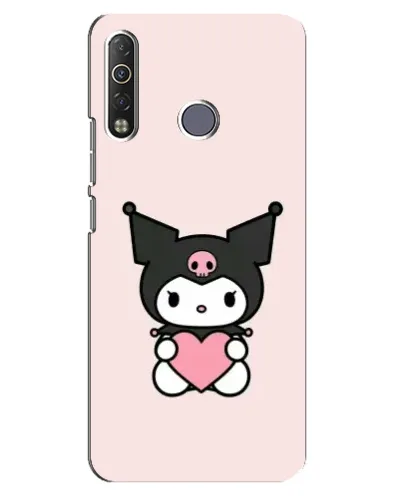 Чохол для TECNO Camon 12 Air CC6 з картинкою «Kuromi та серце» Чохол для TECNO Camon 12 Air CC6 з картинкою «Kuromi та серце»