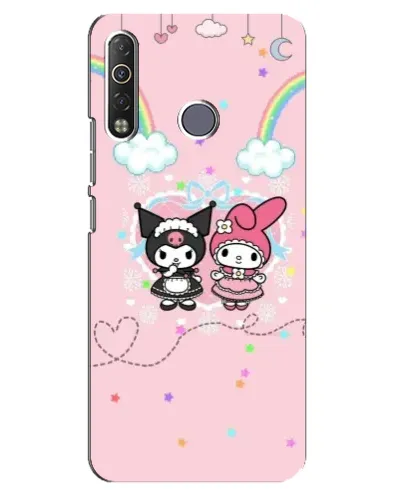 Чохол для TECNO Camon 12 Air CC6 з картинкою «My Melody та Kuromi» Чохол для TECNO Camon 12 Air CC6 з картинкою «My Melody та Kuromi»