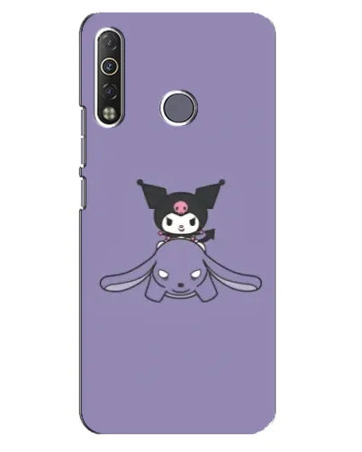 Чохол для TECNO Camon 12 Air CC6 з картинкою «Kuromi на ліловому фоні» Чохол для TECNO Camon 12 Air CC6 з картинкою «Kuromi на ліловому фоні»