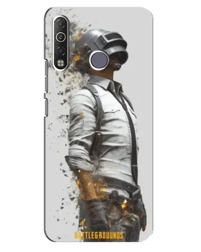 Чехол для TECNO Camon 12 Air CC6 с картинкой «PUBG — боец в пыли»