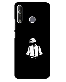 Чехол для TECNO Camon 12 Air CC6 с картинкой «PUBG — белый шлем» Чехол для TECNO Camon 12 Air CC6 с картинкой «PUBG — белый шлем»