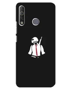 Чехол для TECNO Camon 12 Air CC6 с картинкой «PUBG — силуэт воина» Чехол для TECNO Camon 12 Air CC6 с картинкой «PUBG — силуэт воина»