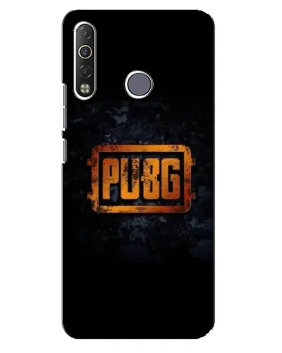Чехол для TECNO Camon 12 Air CC6 с картинкой «PUBG — золотой логотип»