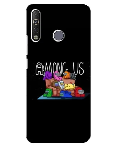 Чехол для TECNO Camon 12 Air CC6 с картинкой «Логотип Among Us»