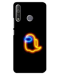 Чохол для TECNO Camon 12 Air CC6 з картинкою «Among Us неонове сяйво»