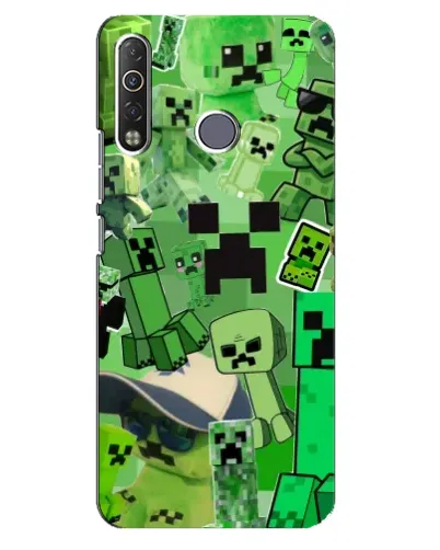 Чохол для TECNO Camon 12 Air CC6 з картинкою «Кріпери Minecraft» Чохол для TECNO Camon 12 Air CC6 з картинкою «Кріпери Minecraft»