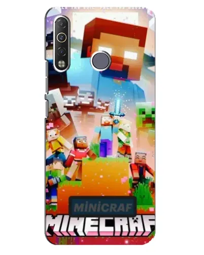 Чохол для TECNO Camon 12 Air CC6 з картинкою «Minecraft герої гри» Чохол для TECNO Camon 12 Air CC6 з картинкою «Minecraft герої гри»