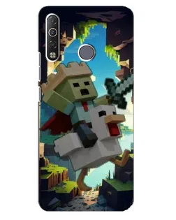 Чохол для TECNO Camon 12 Air CC6 з картинкою «Стів та гусь»