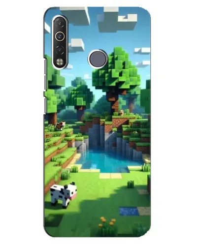 Чохол для TECNO Camon 12 Air CC6 з картинкою «Minecraft літній день» Чохол для TECNO Camon 12 Air CC6 з картинкою «Minecraft літній день»