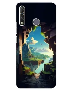Чохол для TECNO Camon 12 Air CC6 з картинкою «Вид з печери»