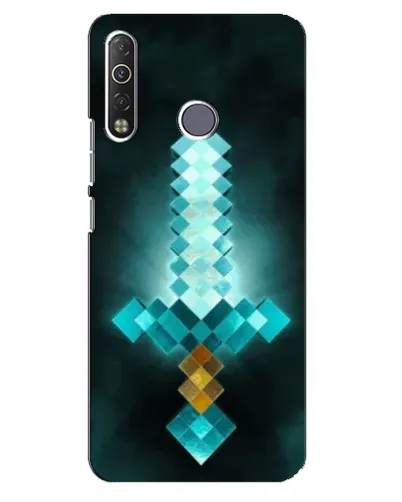 Чохол для TECNO Camon 12 Air CC6 з картинкою «Алмазний меч неон» Чохол для TECNO Camon 12 Air CC6 з картинкою «Алмазний меч неон»