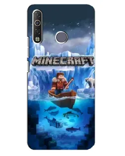 Чохол для TECNO Camon 12 Air CC6 з картинкою «Minecraft льодянийсвіт»