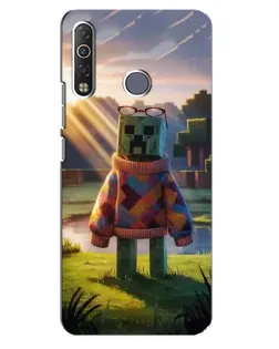 Чохол для TECNO Camon 12 Air CC6 з картинкою «Кріпер у светрі»