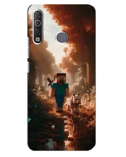 Чохол для TECNO Camon 12 Air CC6 з картинкою «Стів у лісі»