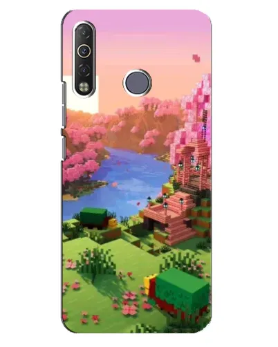 Чохол для TECNO Camon 12 Air CC6 з картинкою «Рожеве дерево Minecraft» Чохол для TECNO Camon 12 Air CC6 з картинкою «Рожеве дерево Minecraft»