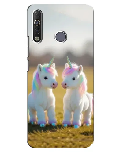 Чехол для TECNO Camon 12 Air CC6 с картинкой «Пара единорогов» Чехол для TECNO Camon 12 Air CC6 с картинкой «Пара единорогов»